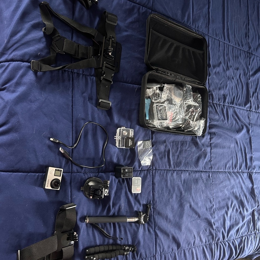 GoPro Digital Camera Set - Black and Silver